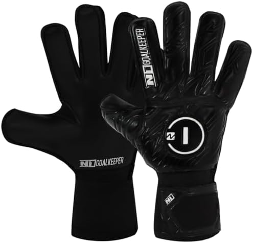 Luva de Goleiro Campo e Society Semi Profissional N1 Starter Cor:Black, Tamanho:10|B0FGB3NQ86