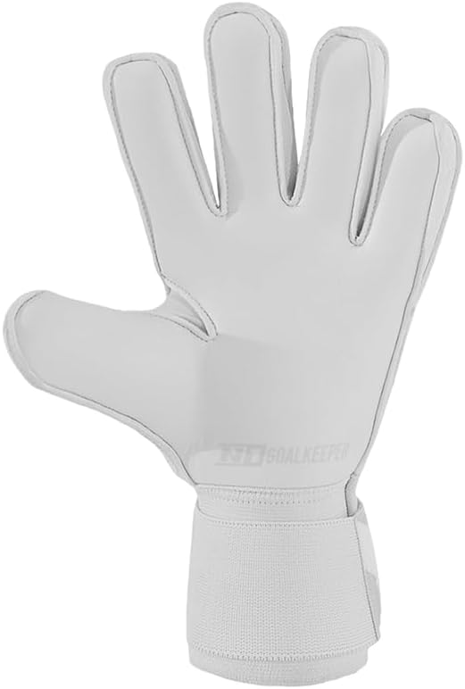 Luva de Goleiro Campo e Society Semi Profissional N1 Starter Cor:White, Tamanho:7|B0FG9VH8TT