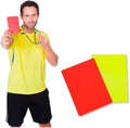 Tarjetas De Árbitro De Fútbol Amarilla Y Roja