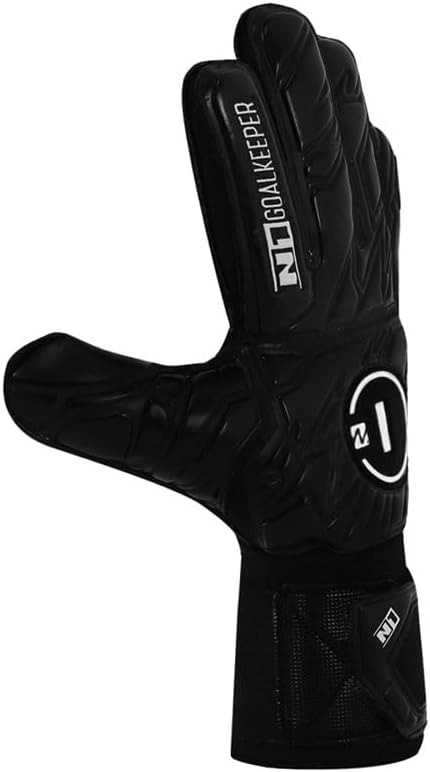 Luva de Goleiro Campo e Society Semi Profissional N1 Starter Cor:Black, Tamanho:10|B0FGB3NQ86