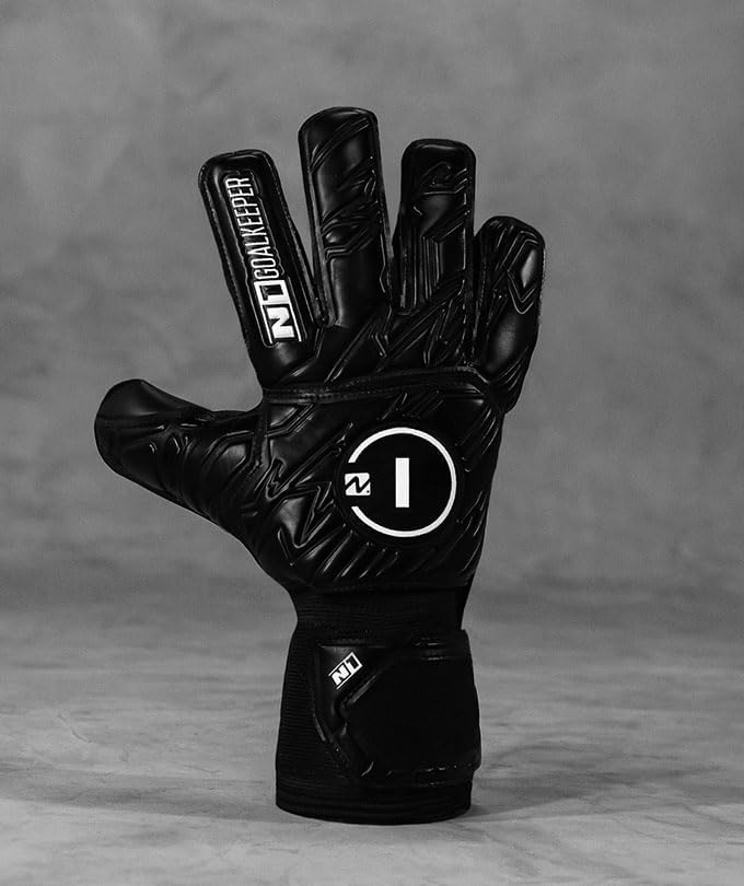 Luva de Goleiro Campo e Society Semi Profissional N1 Starter Cor:Black, Tamanho:10|B0FGB3NQ86