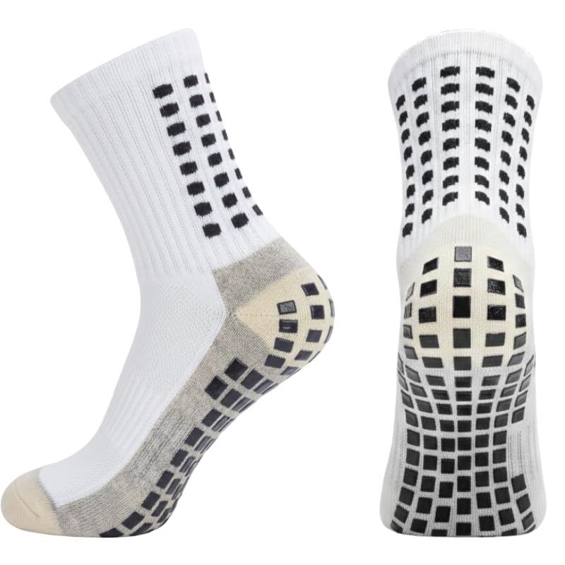 Kit 3 Pares Meia Antiderrapante Futebol Treino Esportiva