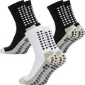 Kit 3 Pares Meia Antiderrapante Futebol Treino Esportiva